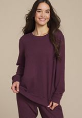 Dream Fleece Crew Neck Sweatshirt, POTENT PURPLE, small