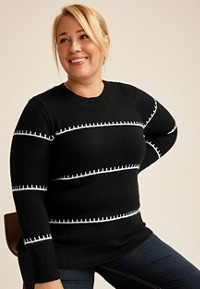 Plus Size Cozier Than Cashmere Snowflake Sweater