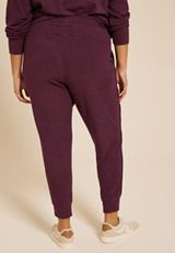 Plus Size Dream Fleece Jogger, POTENT PURPLE, small