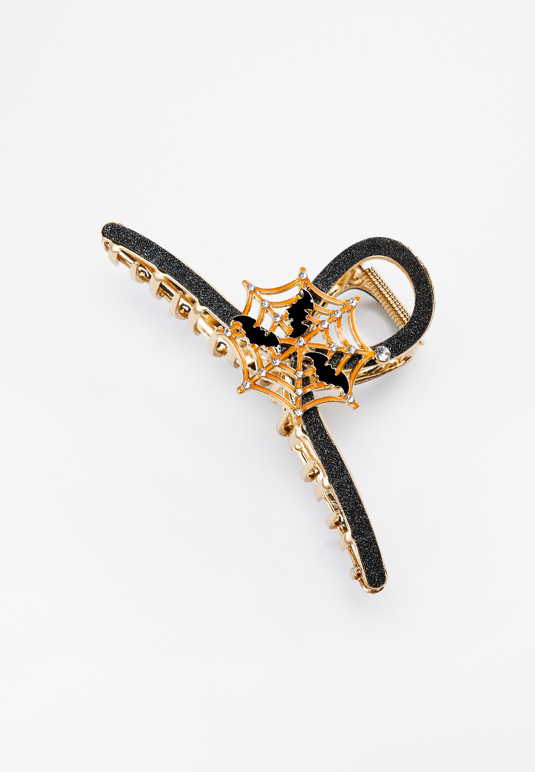 Halloween Spider Web Metal Claw Hair Clip