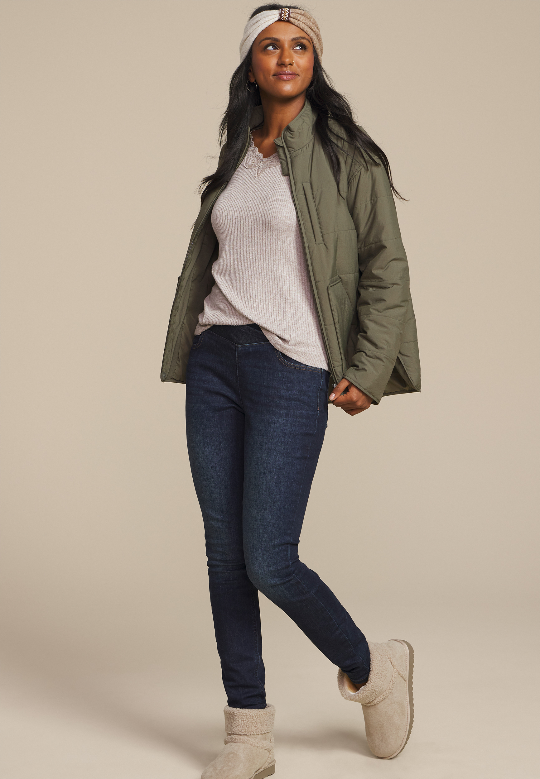 Quilted Patch Pocket Jacket, , large