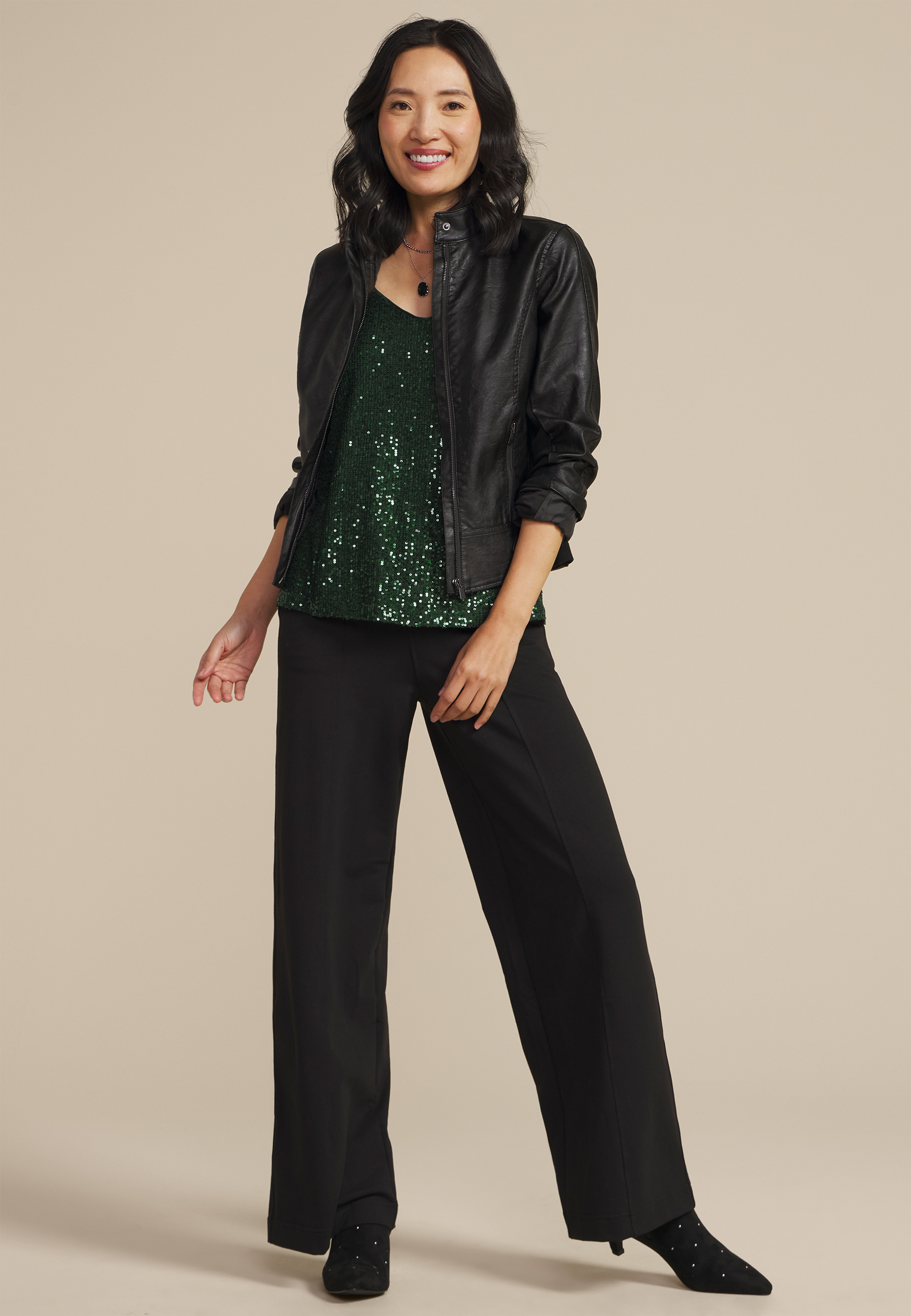 Studio Y Sequin Cami, C1037, large