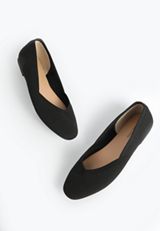 SuperCush Violet Knit Ballet Flat, BLACK, small