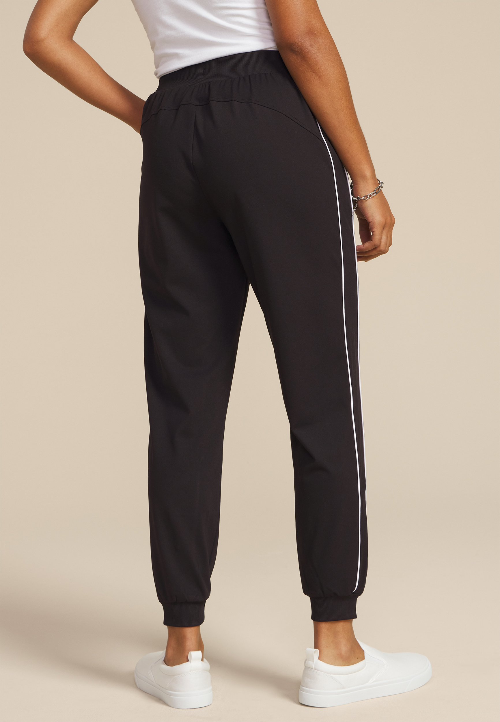 High Rise Piping Traveler Pull On Pant, C1756, large