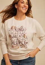 Plus Size Kind People Are My Kind Of People Sweatshirt, C3363, small