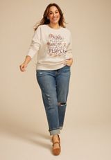 Plus Size Kind People Are My Kind Of People Sweatshirt, C3363, small