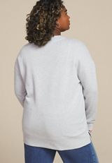 Plus Size Willowsoft Homebody Relaxed Fit Sweatshirt, C3348, small