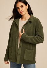 Cozy Textured Shacket, C9161, small