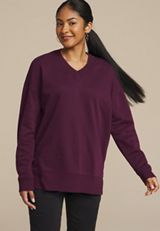 Willowsoft Relaxed Fit Sweatshirt, POTENT PURPLE, small