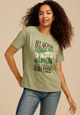 All Good Things Are Wild And Free Relaxed Graphic Tee, C425, small