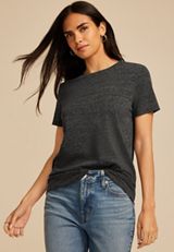 24/7 Dawson Crew Neck Tee, CHARCOAL, small