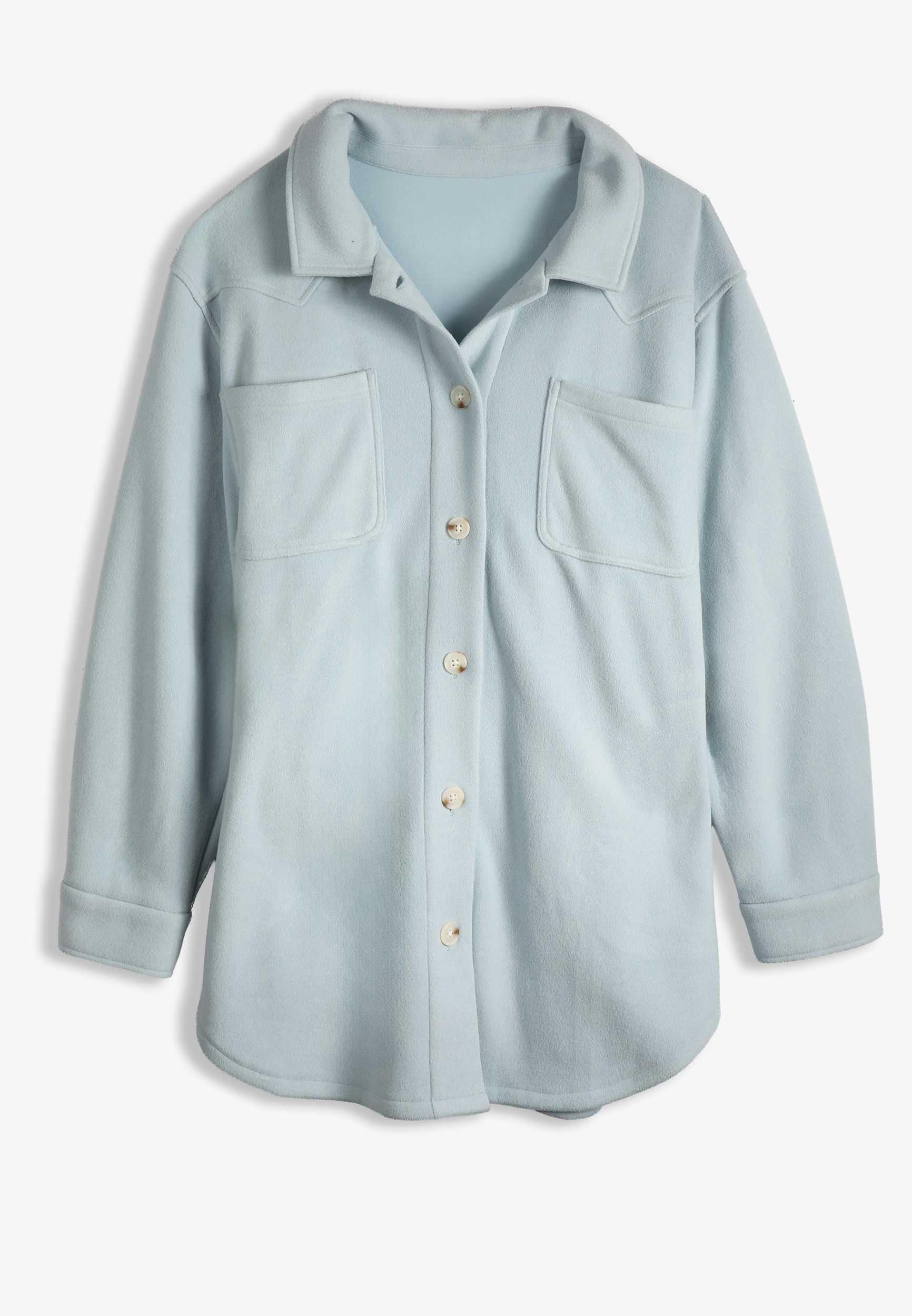 Plus Size Bonded Fleece Jacket