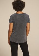 Studio Y Rhinestone Sparkle Tee, GRAY, small