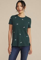 24/7 Dawson Holiday Tree Crew Neck Tee, , small