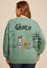 Plus Size The Grinch Relaxed Fit Sweatshirt, , small