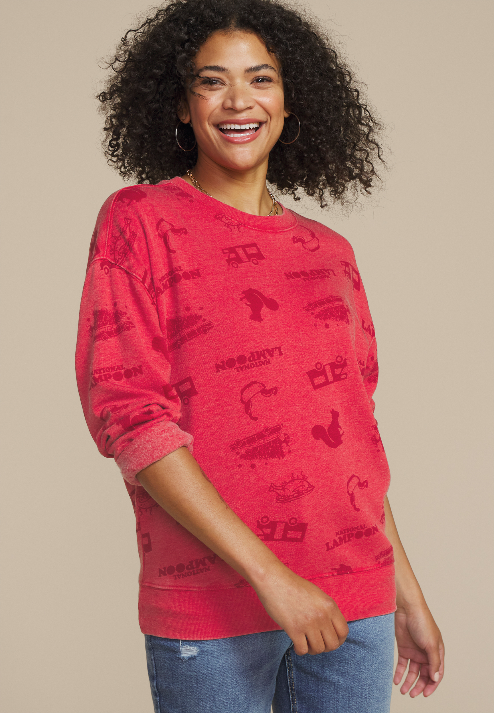 National Lampoon Relaxed Fit Sweatshirt