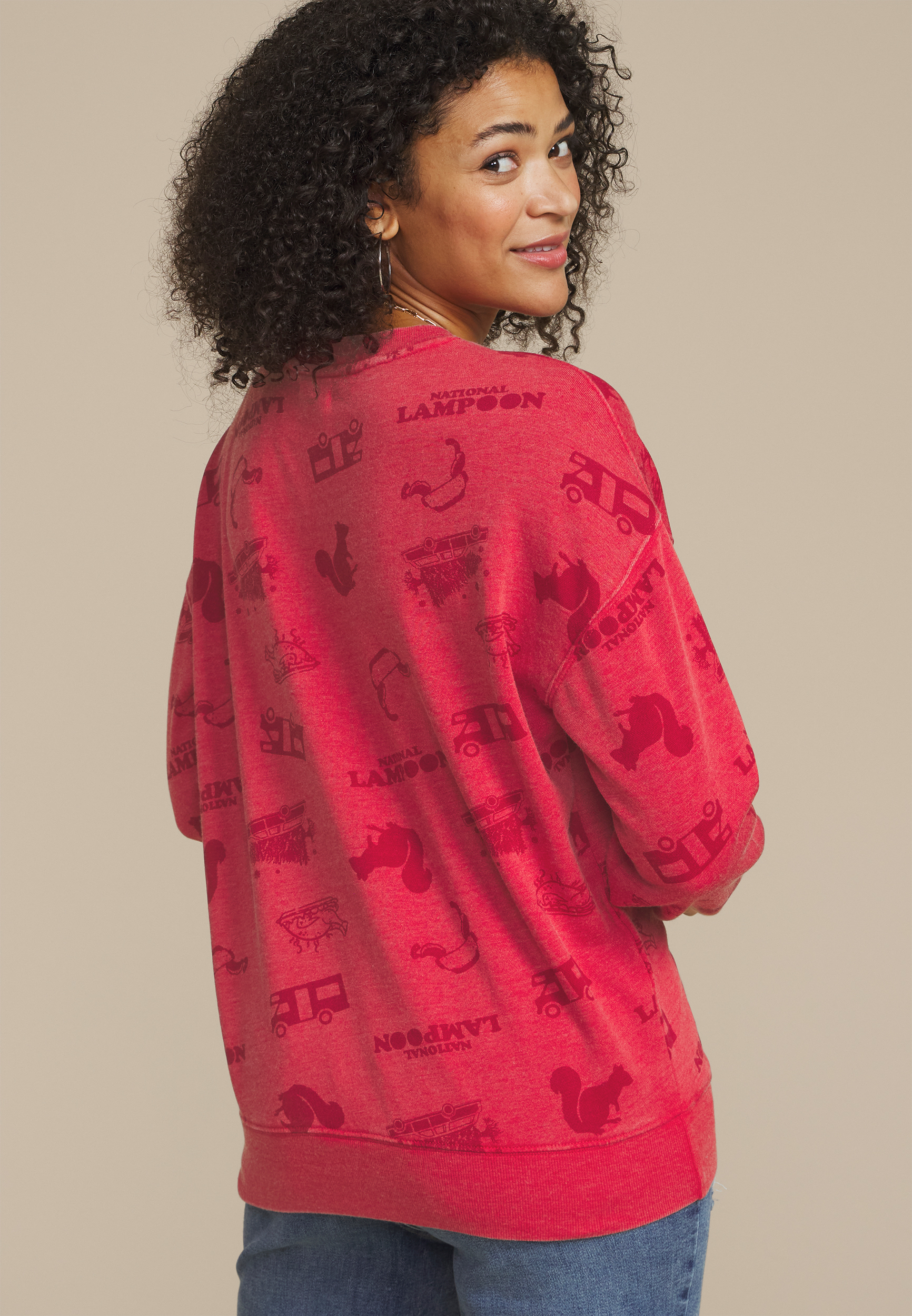 National Lampoon Relaxed Fit Sweatshirt, , large