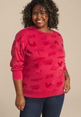 Plus Size National Lampoon Relaxed Fit Sweatshirt, C4744, small