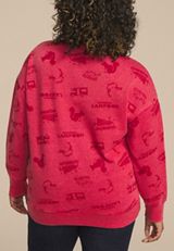 Plus Size National Lampoon Relaxed Fit Sweatshirt, C4744, small