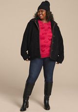 Plus Size National Lampoon Relaxed Fit Sweatshirt, C4744, small