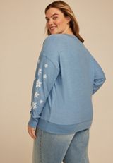 Plus Size Freezin Season Relaxed Fit Sweatshirt, , small