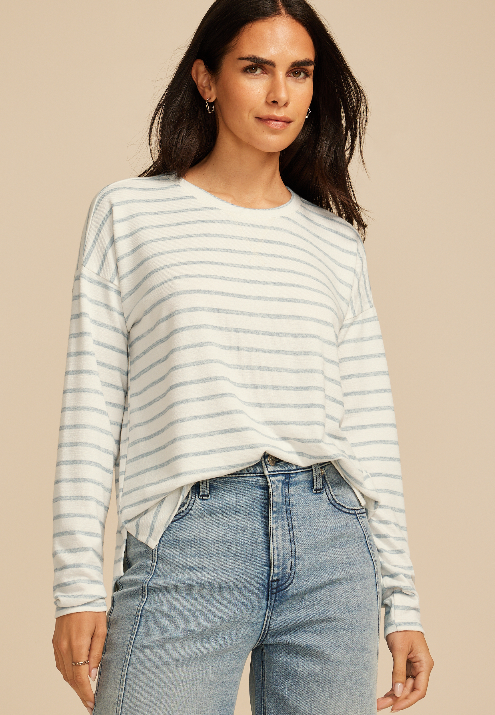 24/7 Clara Long Sleeve Terry Tee