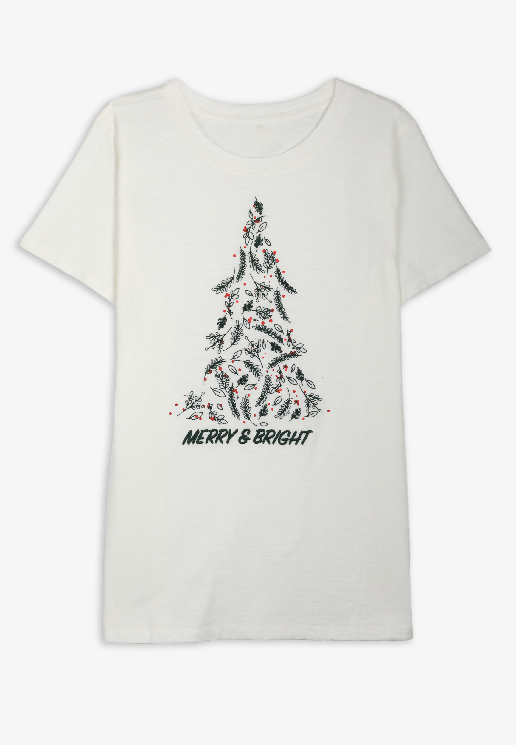 Merry And Bright Classic Fit Graphic Tee