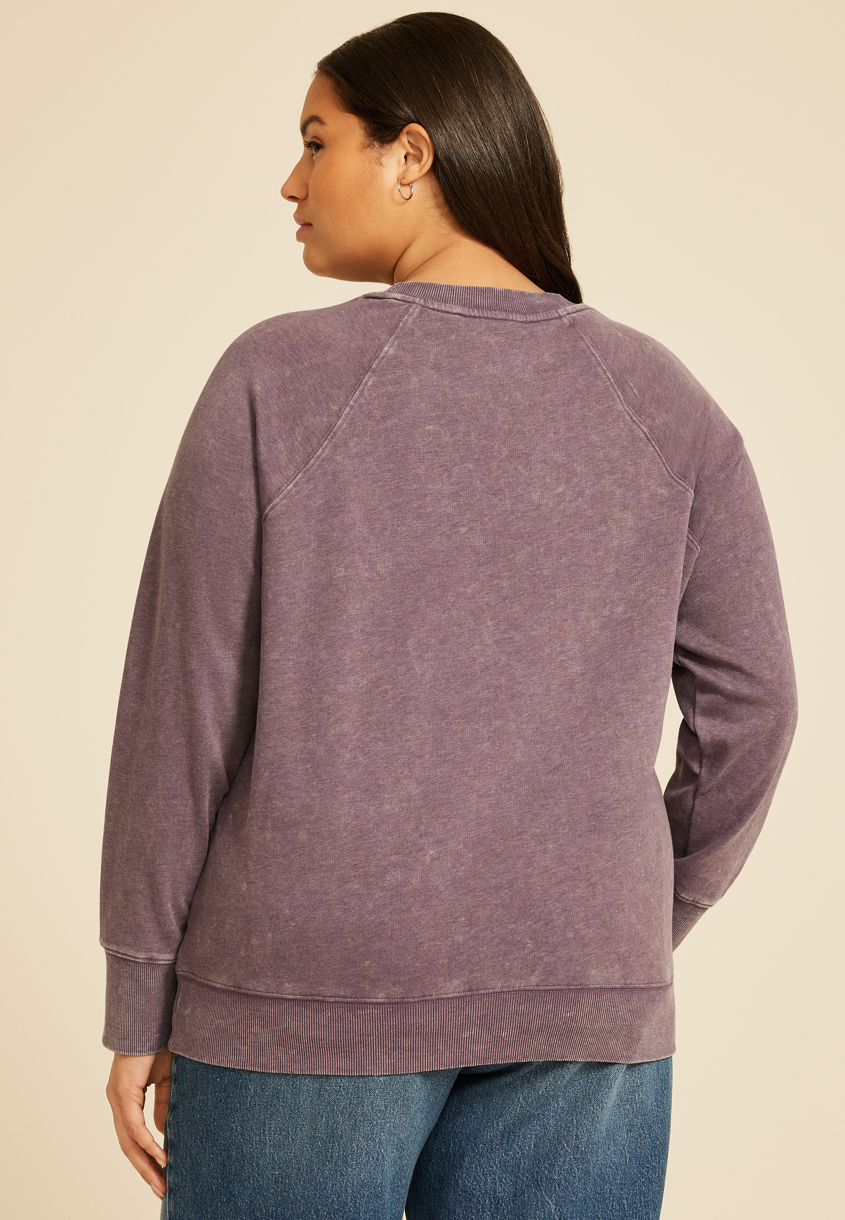 Plus Size Coffee And Books Relaxed Fit Sweatshirt, C9253, large