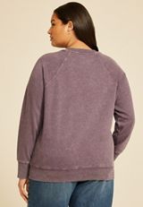 Plus Size Coffee And Books Relaxed Fit Sweatshirt, C9253, small
