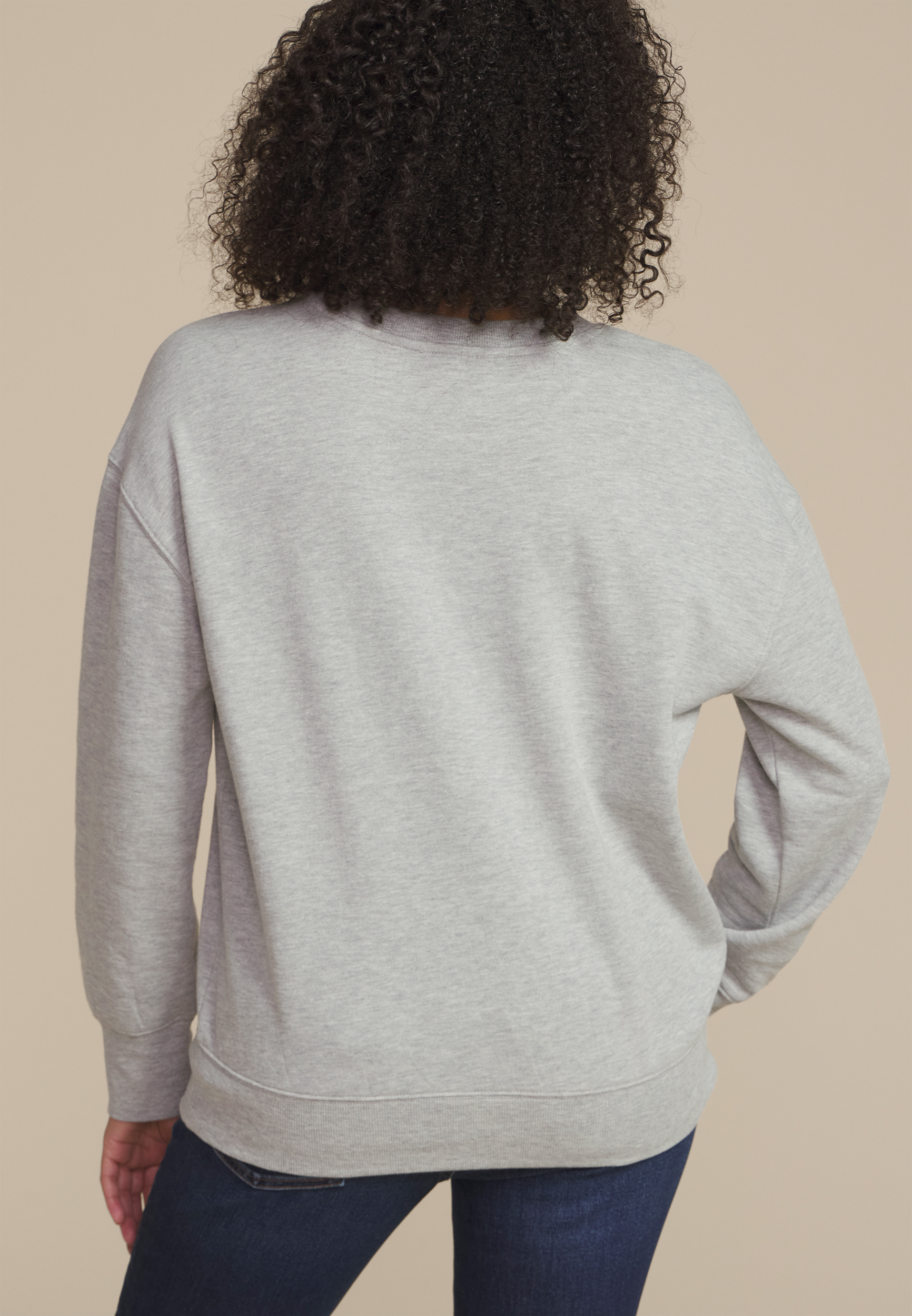 Peanuts Relaxed Fit Sweatshirt, , large