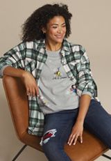 Peanuts Relaxed Fit Sweatshirt, , small