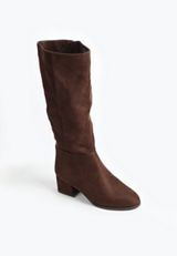 SuperCush Laney Faux Suede Block Heel Tall Boot, C126, small