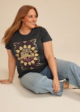 Plus Size Janis Joplin 1969 Classic Fit Graphic Tee, C1876, small
