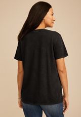 Stay Frosty Oversized Fit Graphic Tee, , small