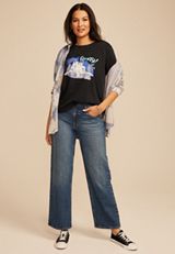 Stay Frosty Oversized Fit Graphic Tee, , small