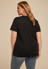 Plus Size Stay Frosty Oversized Fit Graphic Tee, , small