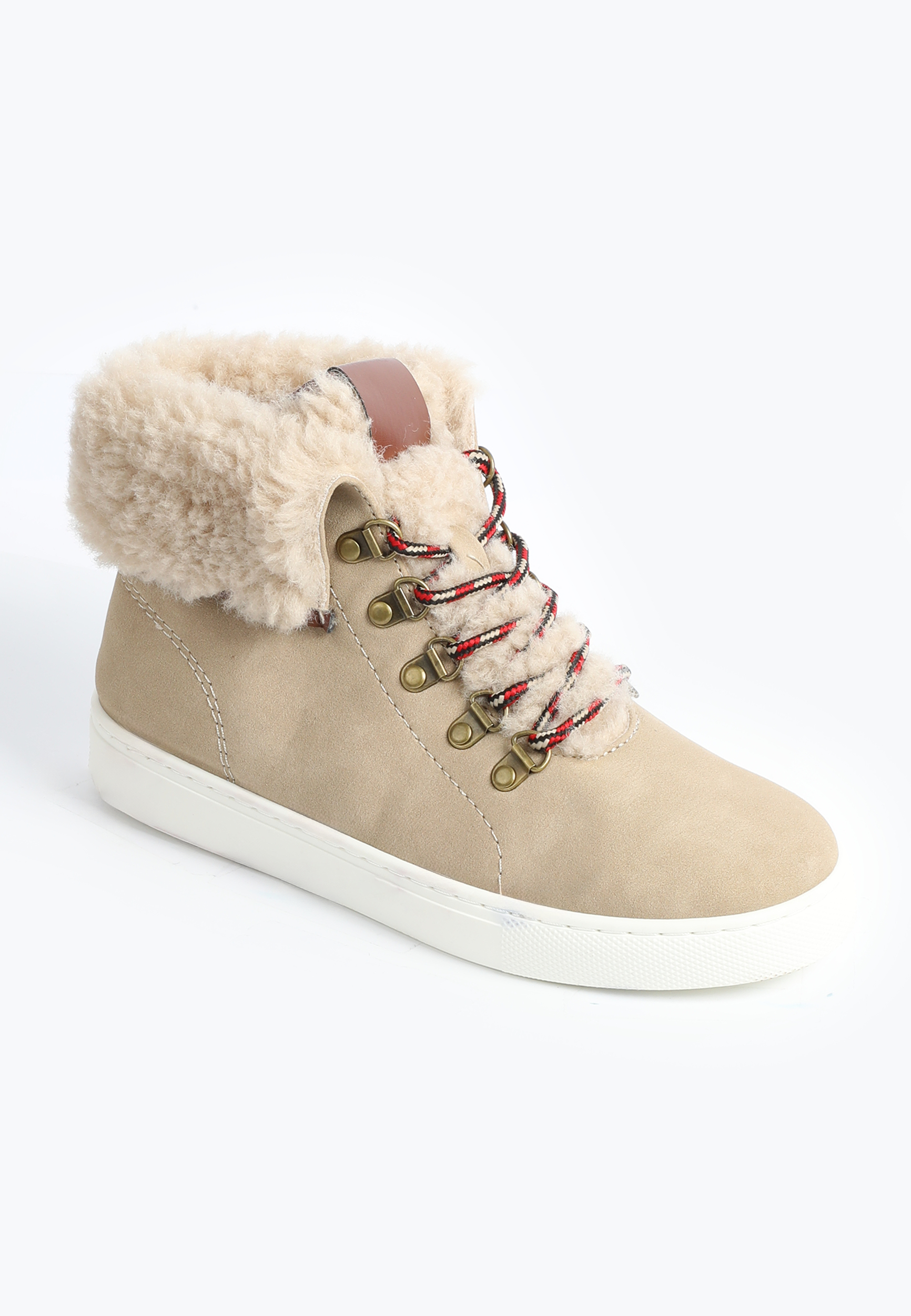 SuperCush Tori Sherpa Fold Over High Top Sneaker