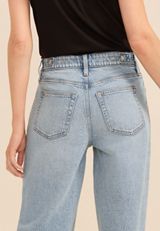 edgely&trade; Adjustable Waist High Rise Wide Leg Jean, C3337, small