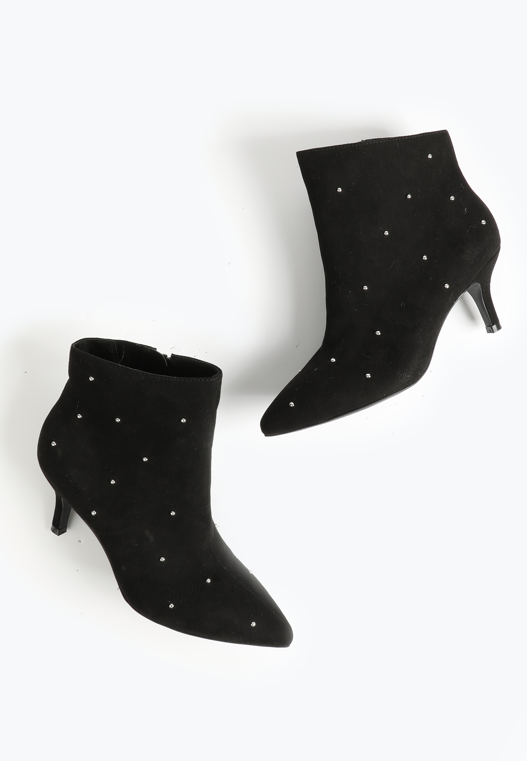 SuperCush Liza Studded Kitten Heel Boot, , large