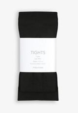 Black Fleece Lined Tights, BLACK, small