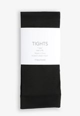 Black Fleece Lined Tights, BLACK, small