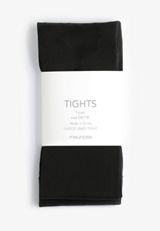Black Fleece Lined Tights, BLACK, small