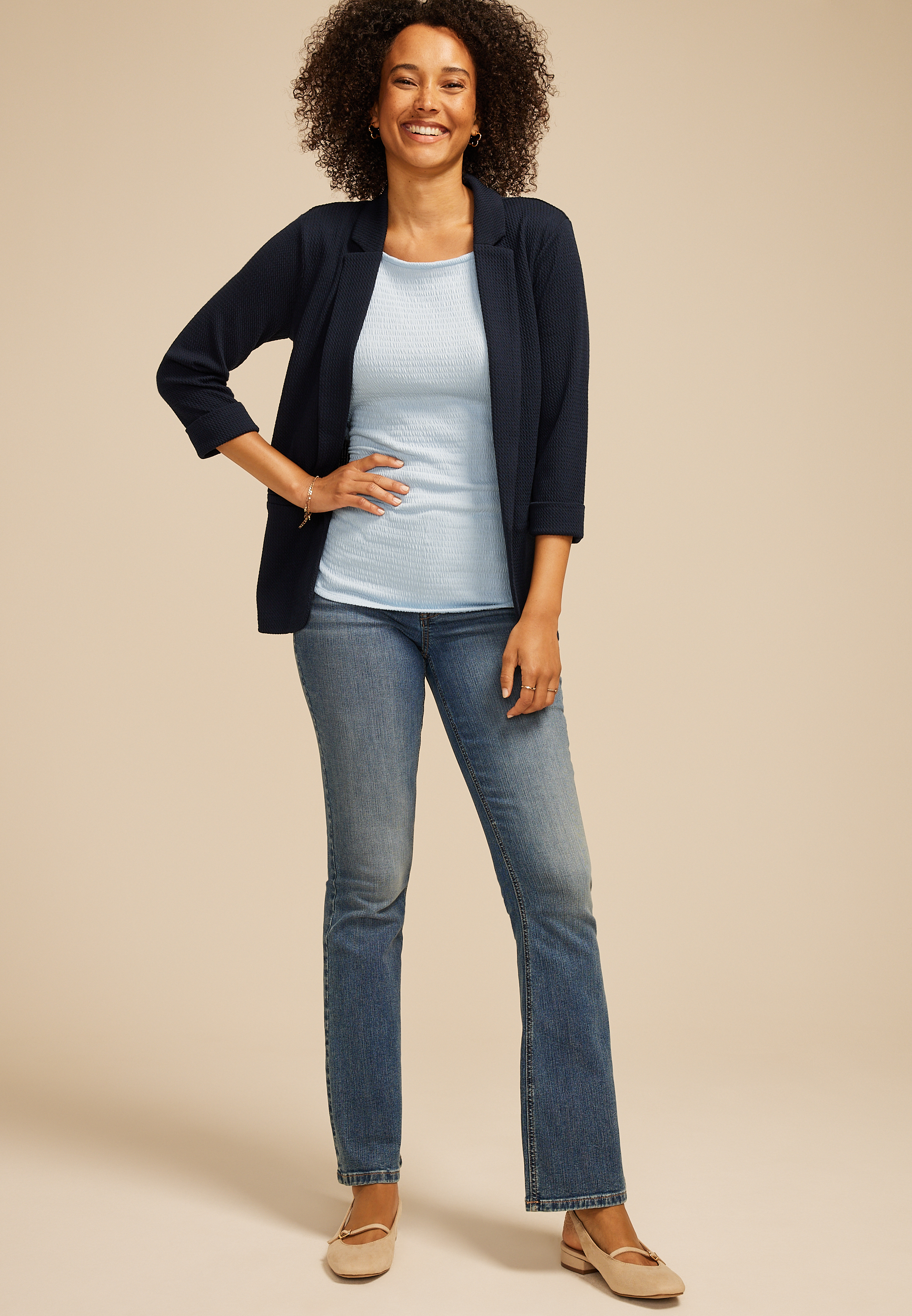 Textured Side Shirred Tank Top