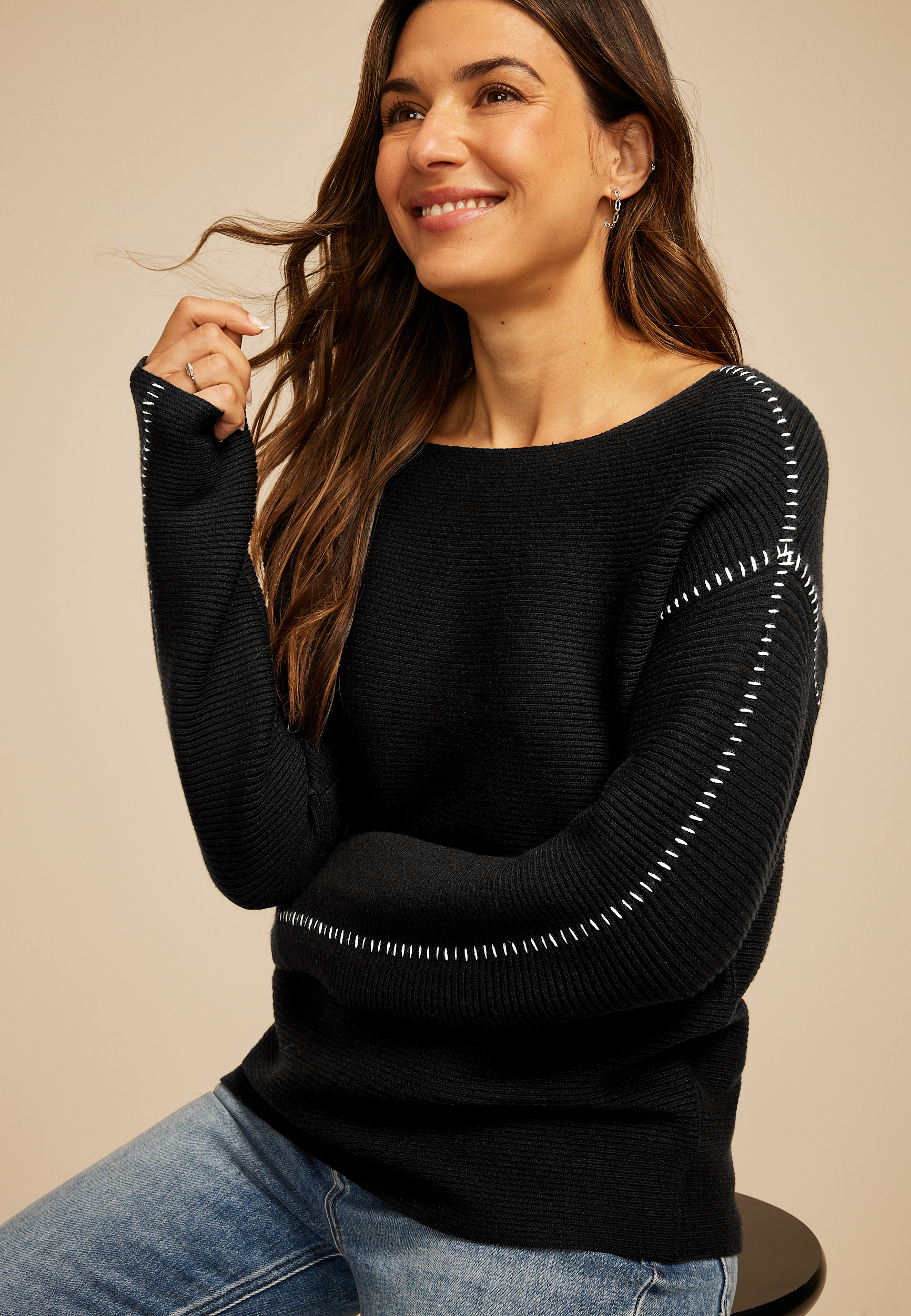 Whipstitch Sweater maurices