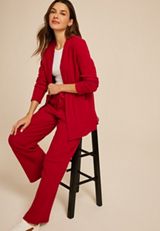 Cozy Ribbed Open Front Cardigan, C4744, small