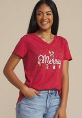 Peanuts Merry Classic Fit Graphic Tee, , small