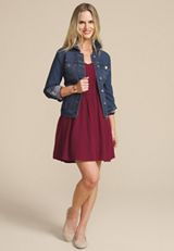 Checkered Sweetheart Long Sleeve Mini Dress, C8152, small
