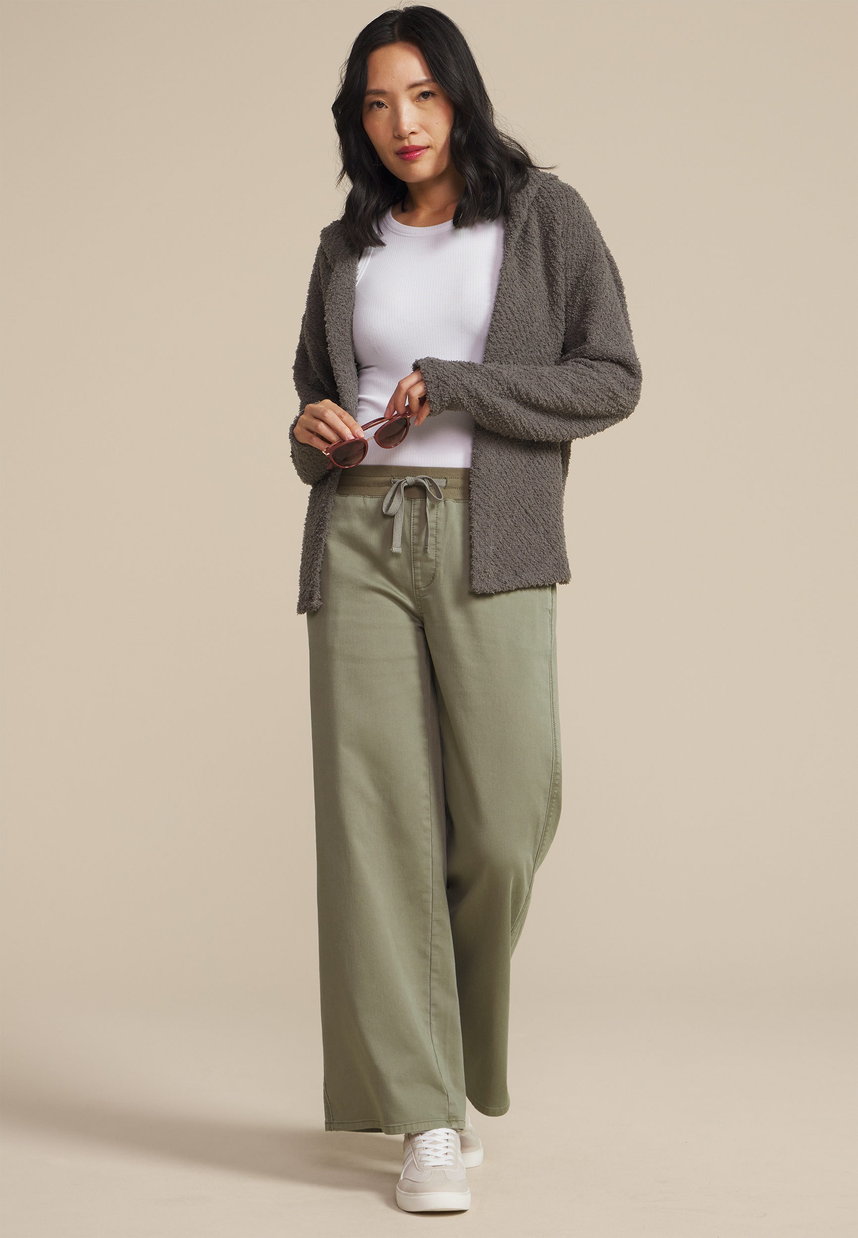 High Rise Pull On Wide Leg Pant - thumbnail 3
