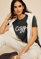 Cozy Classic Fit Graphic Tee, C3806, small
