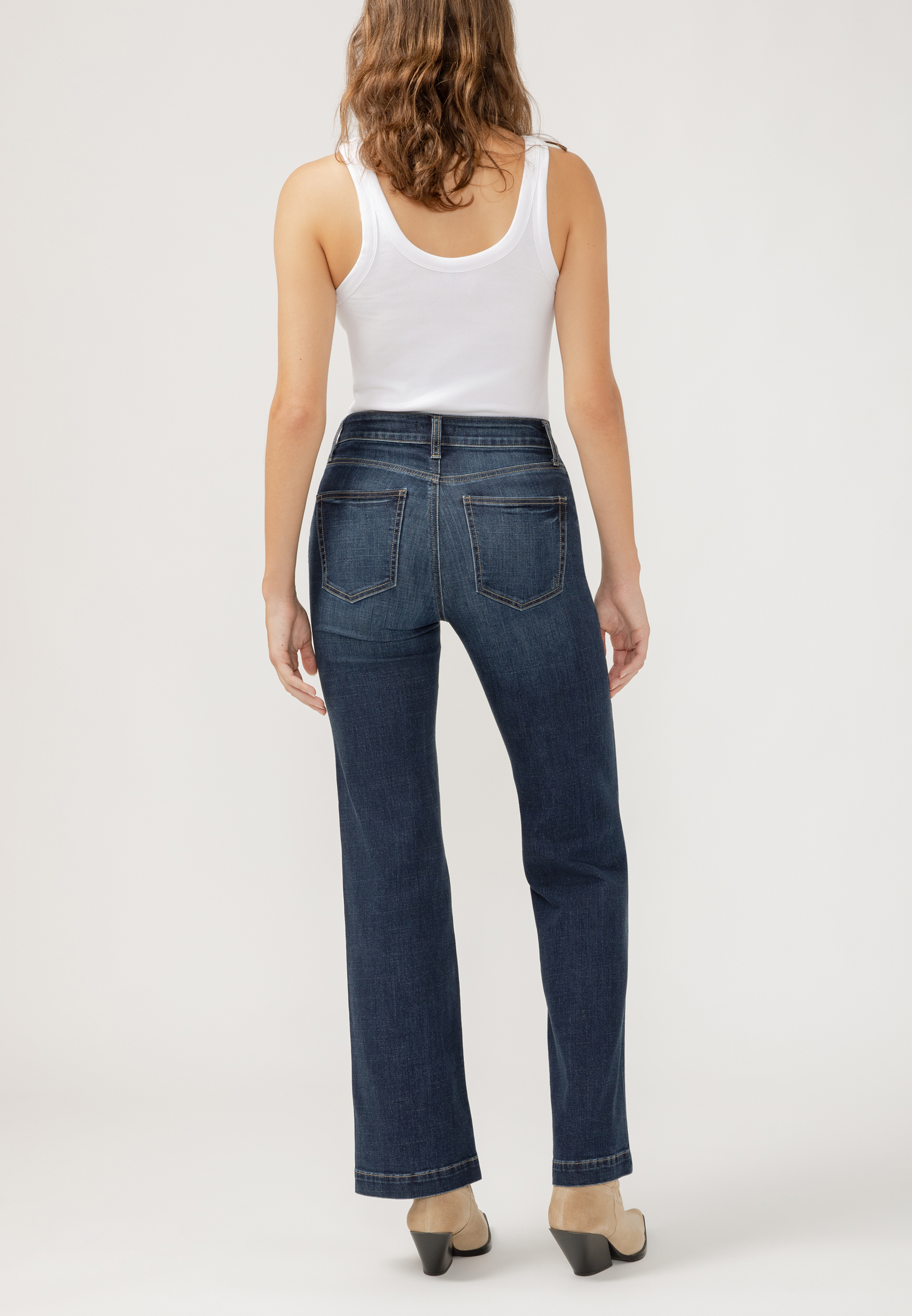 Silver Jeans Co.&reg; Avery Curvy Luxe Stretch High Rise Trouser Jean, C258, large